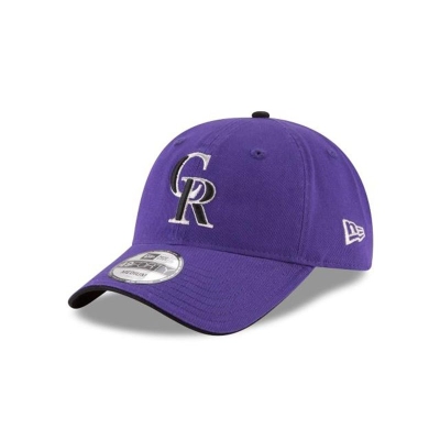 Colorado Rockies Gorra | New Era MLB Core Fit Alt 2 49forty Fitted Cap Mexico - Negros